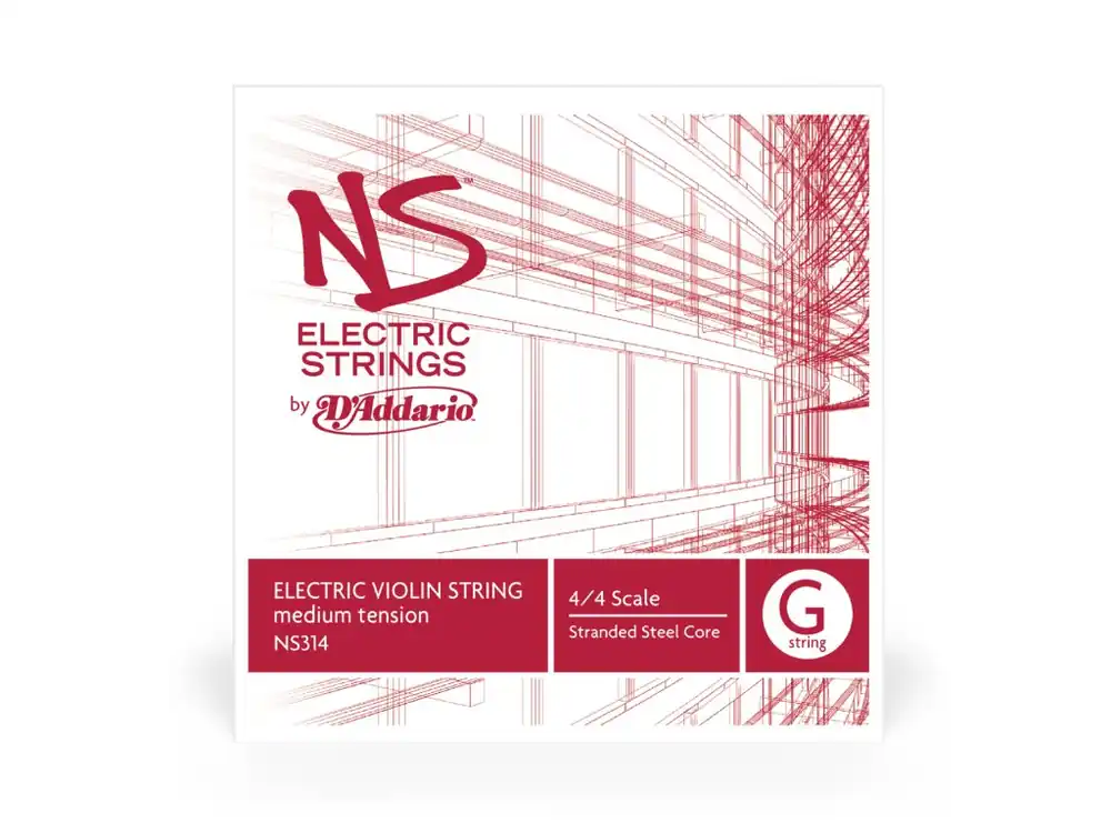 Hit Sezóny D‘Addario NS Electric Violin Single G String, 4/4 Scale, Medium Tension