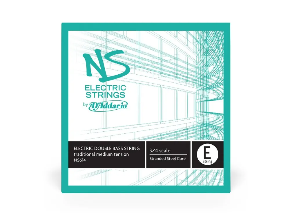 Odeslání Ihned D‘Addario NS Electric Traditional Bass Single E String, 3/4 Scale, Medium Tension