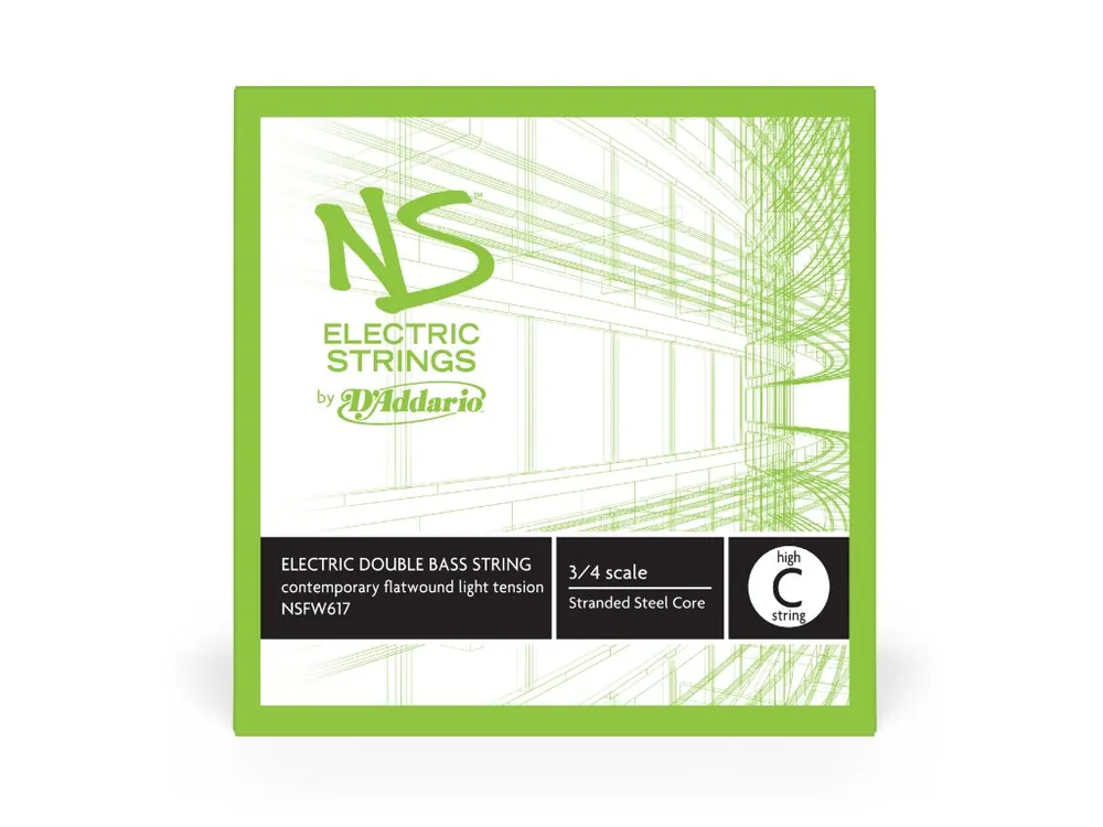 Akční Nabídka D‘Addario NS Electric Contemporary Bass Single High C String, 3/4 Scale, Light Tension