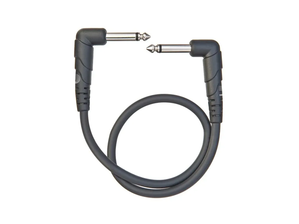 D‘Addario Classic Series Patch Cable, Right-Angle, 1 Foot Nejprodávanější