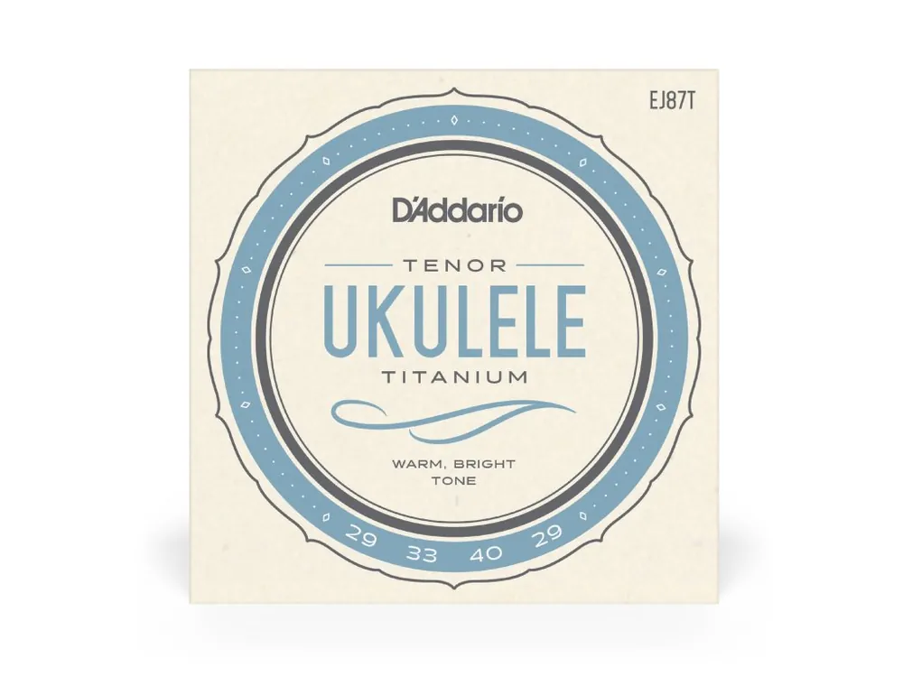 D‘Addario EJ87T Titanium Ukulele Strings, Tenor Nová Kolekce