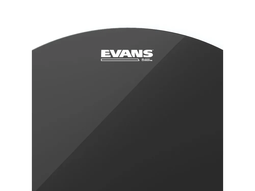Evans Black Chrome Drum Head, 15 Inch Omezená Nabídka