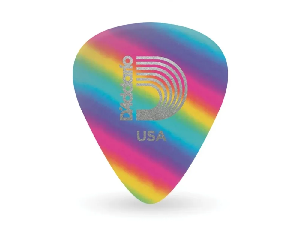 D‘Addario Rainbow Celluloid Guitar Picks 10 pack, Extra Heavy Nakupujte Hned