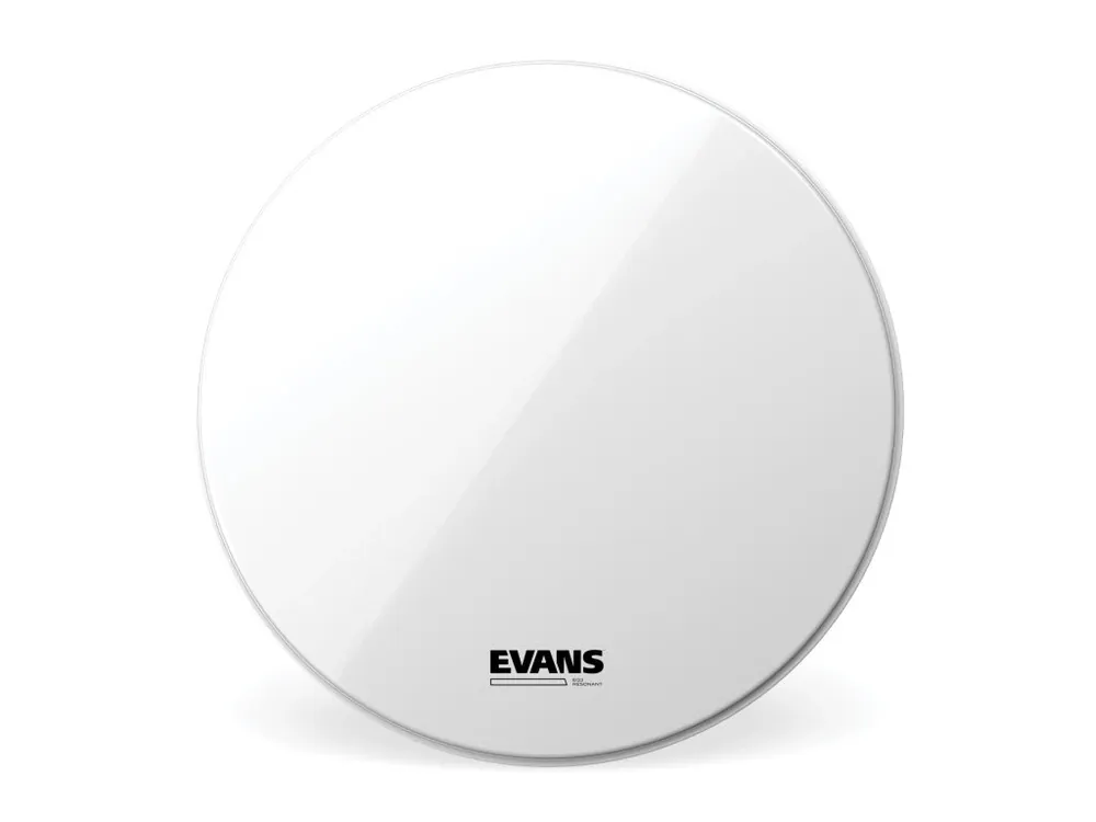 Akce Evans EQ3 Resonant Smooth White Bass Drum Head, No Port, 18 Inch