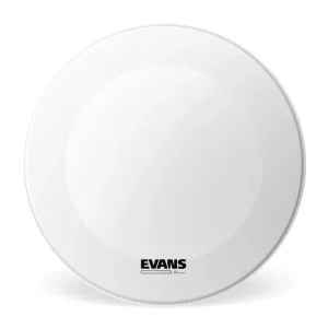 Aktuální Evans EQ3 Resonant Coated White Bass Drum Head, No Port, 26 Inch