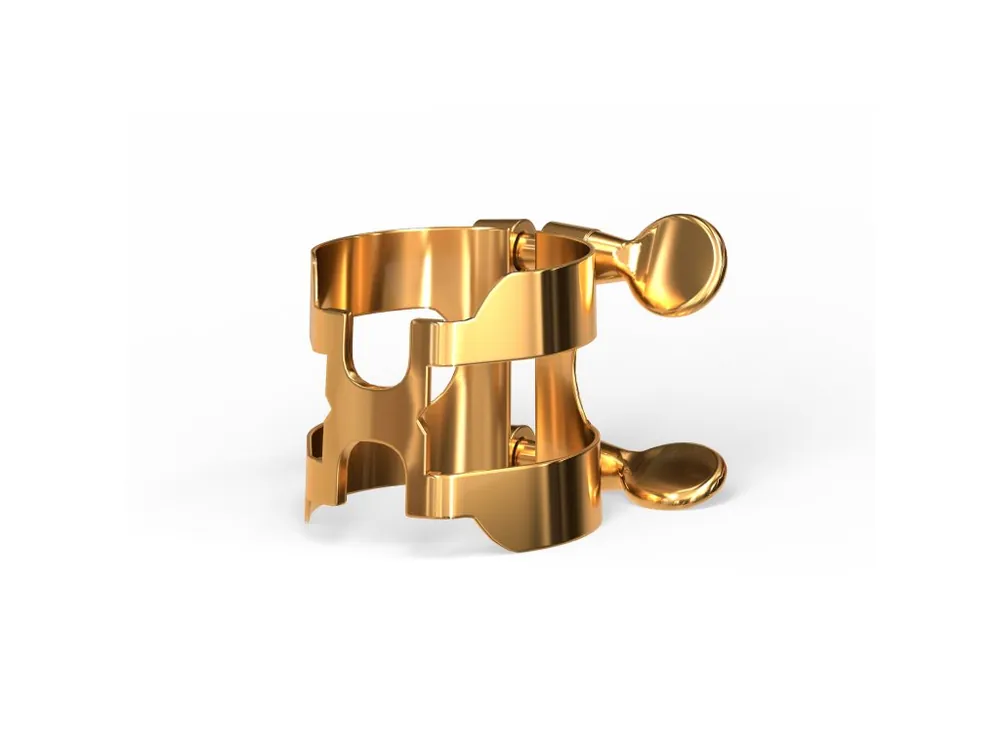 D‘Addario H-Ligature & Cap, Bb Clarinet, Gold Finální Výprodej