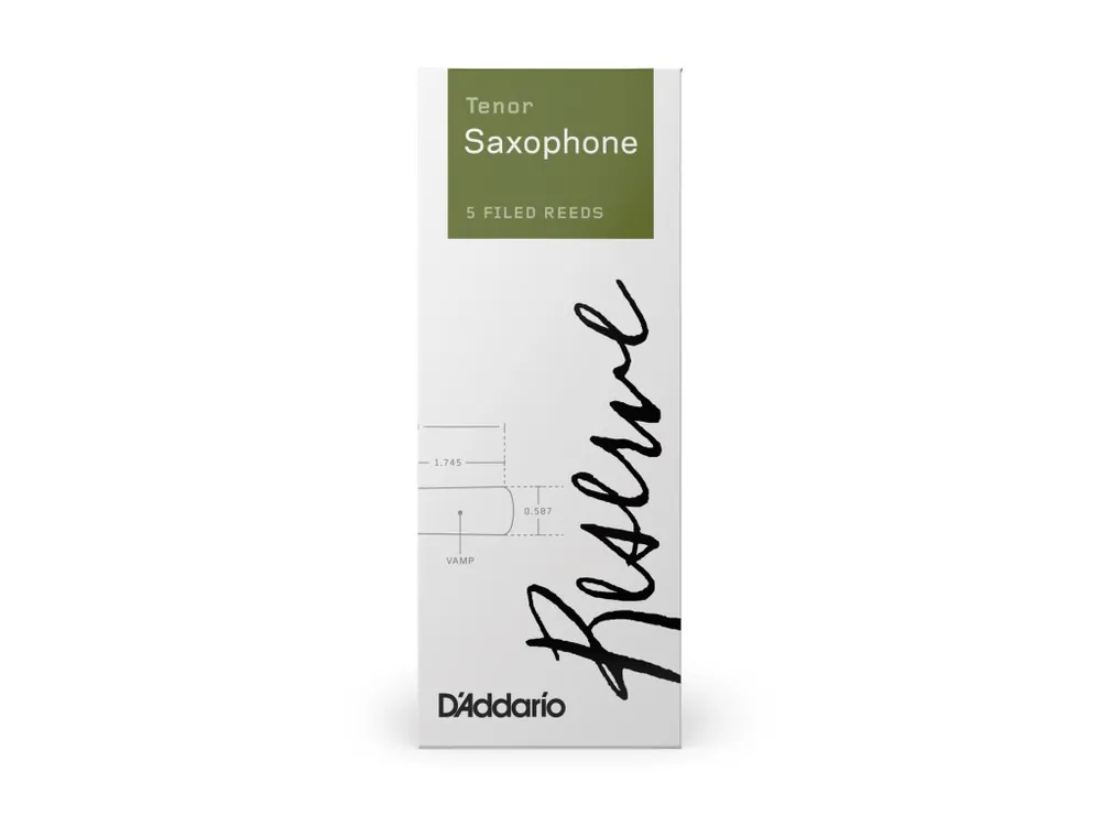 D‘Addario Reserve Tenor Saxophone Reeds, Strength 3.5, 5-pack Jen Po Omezenou Doba