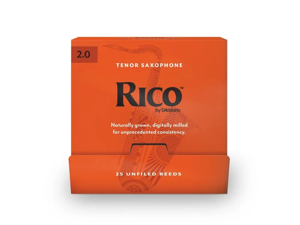 Odeslání Ihned Rico by D‘Addario Tenor Saxophone Reeds, 2.0, 25-Count Single Reeds
