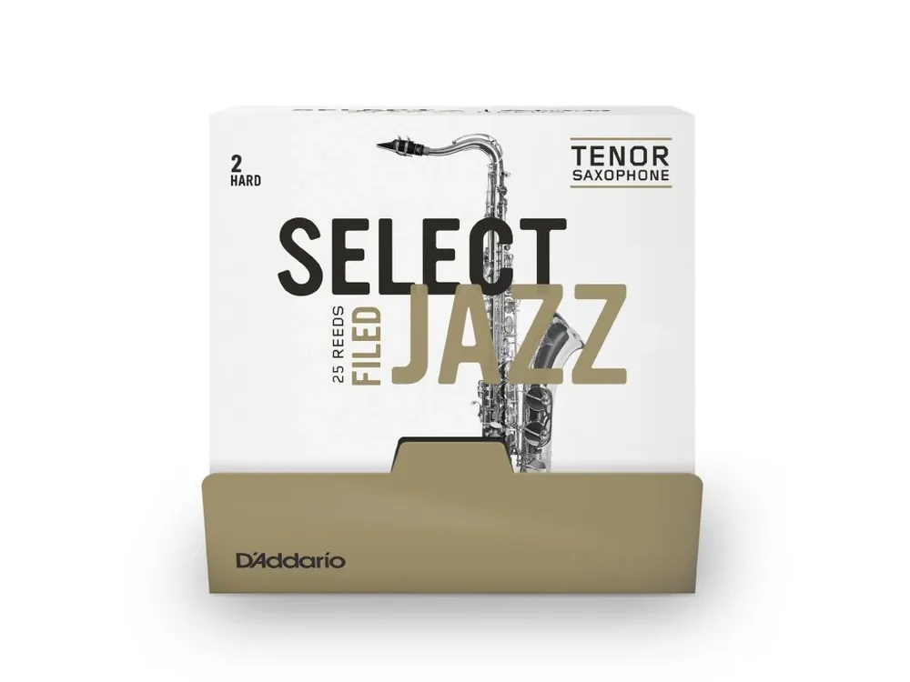 D‘Addario Select Jazz Filed Tenor Saxophone Reeds, Strength 2 Hard, 25 Box Víkendová Akce