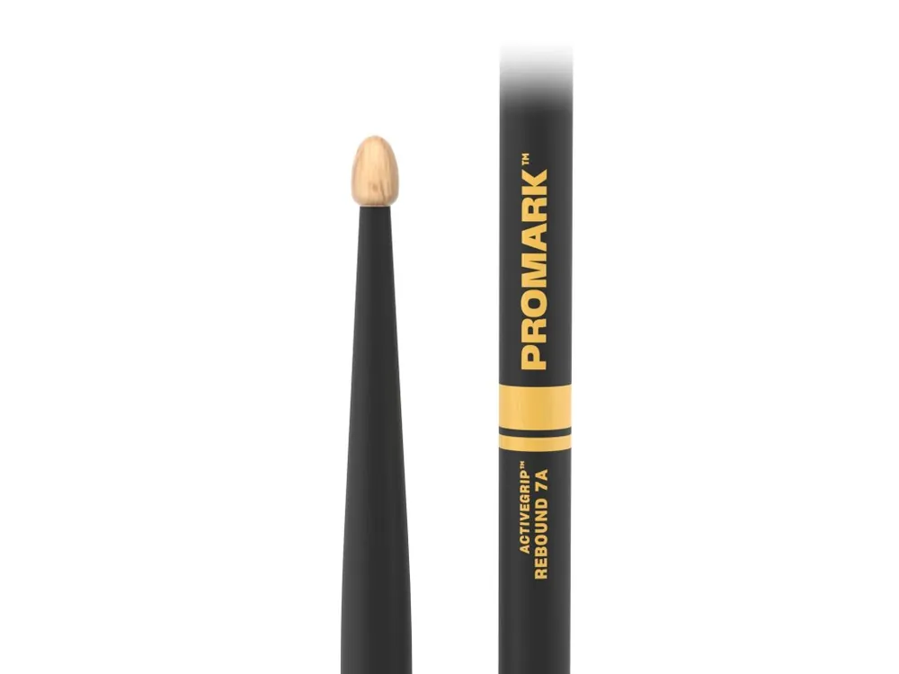 ProMark Rebound 7A ActiveGrip Hickory Drumstick, Acorn Wood Tip Autentický