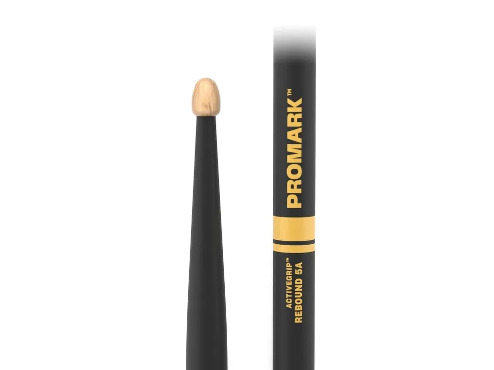 ProMark Rebound 5A ActiveGrip Hickory Drumstick, Acorn Wood Tip Sleva
