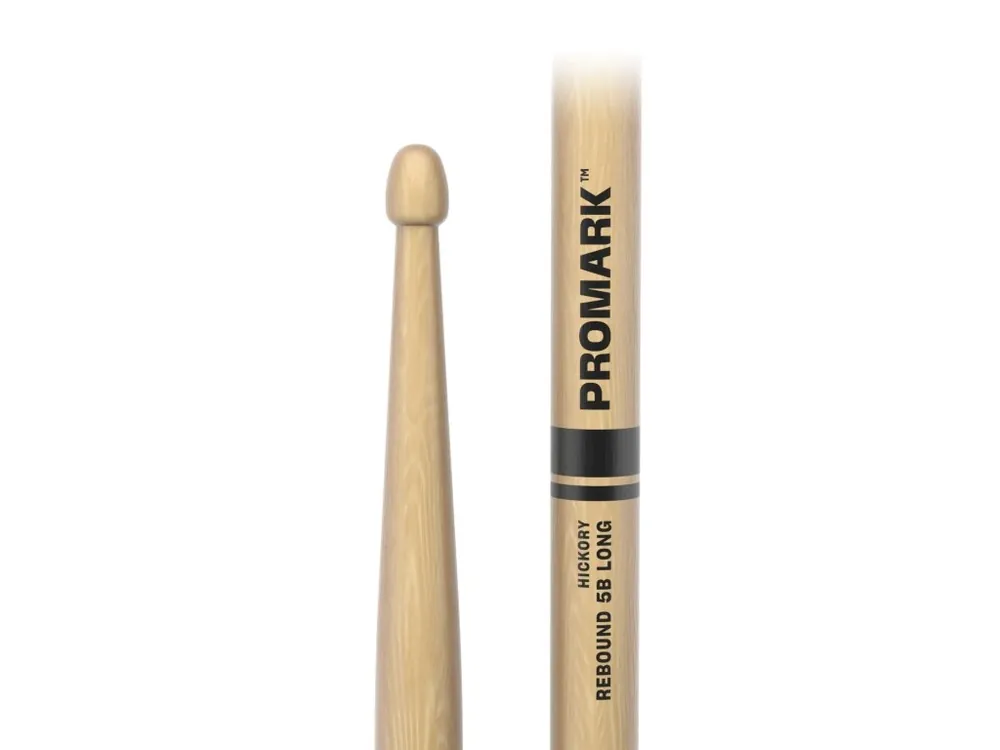 Cenový Hit ProMark Rebound 5B Long Hickory Drumstick, Acorn Wood Tip