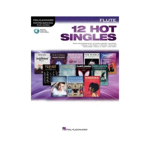 12 Hot Singles (noty na příčnou flétnu) (+audio) Speciální Cena