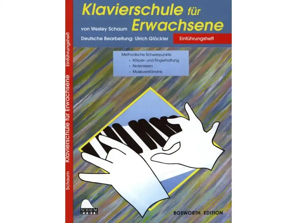 KLAVIERSCHULE FÜR ERWACHSENE 1 (NOTY NA SÓLO KLAVÍR) Vrácení Zdarma