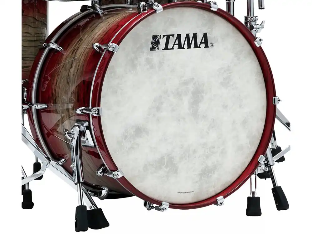 Tovární Cena TAMA - TAMA Star Walnut, Bass Drum, 1814, Chrome-HW, Garnet Japanese Sen Burst TWB1814-AGJB