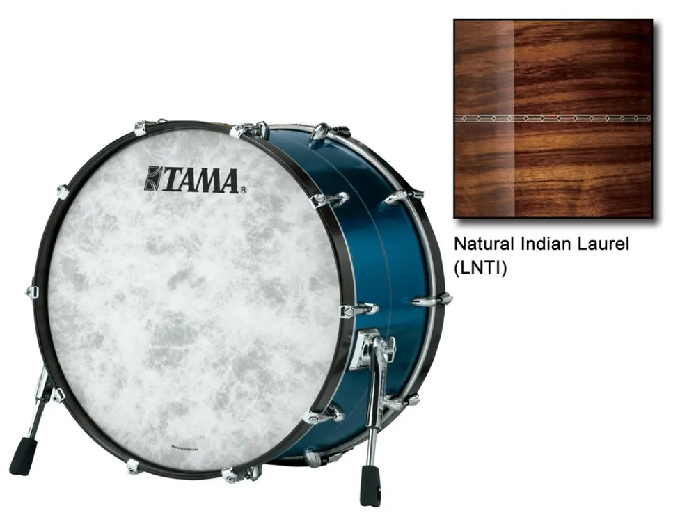 Sleva TAMA - BASSDRUM 20"x 16" STAR BUBINGA, NATURAL INDIAN LAUREL 1B-TBB2016SLN