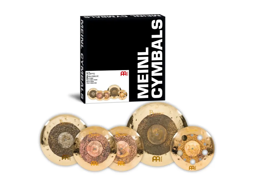 Víkendová Akce MEINL Cymbals - BYZANCE DUAL CYMBAL SET MEINL, INCL B14DUH, B14DUMUTR, B16DUC, B20DUCR B14141620DU