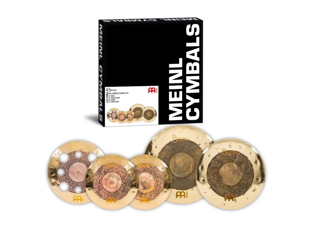 Oblíbený MEINL Cymbals - BYZANCE DU.COMPL.CYM.SET MEINL, INCL. B14DUH, B16DUTRC, B18DUC, B20DUCR B14161820DU