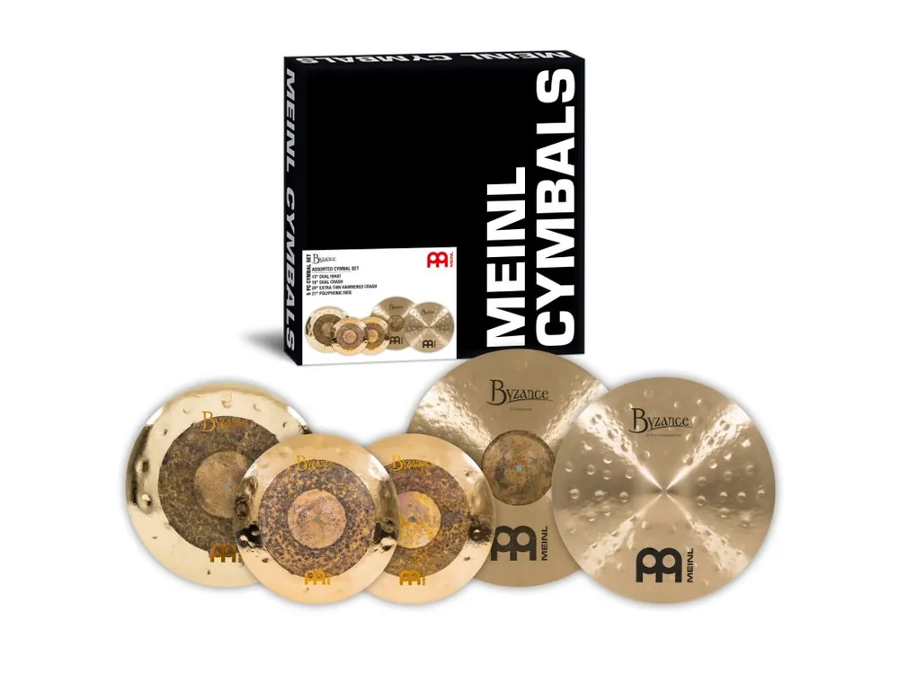 Originální MEINL Cymbals - BYZANCE ASSORTED CY. SET MEINL, INCL. B15DUH, B18DUC, B20ETHC,, B21POR B15182021