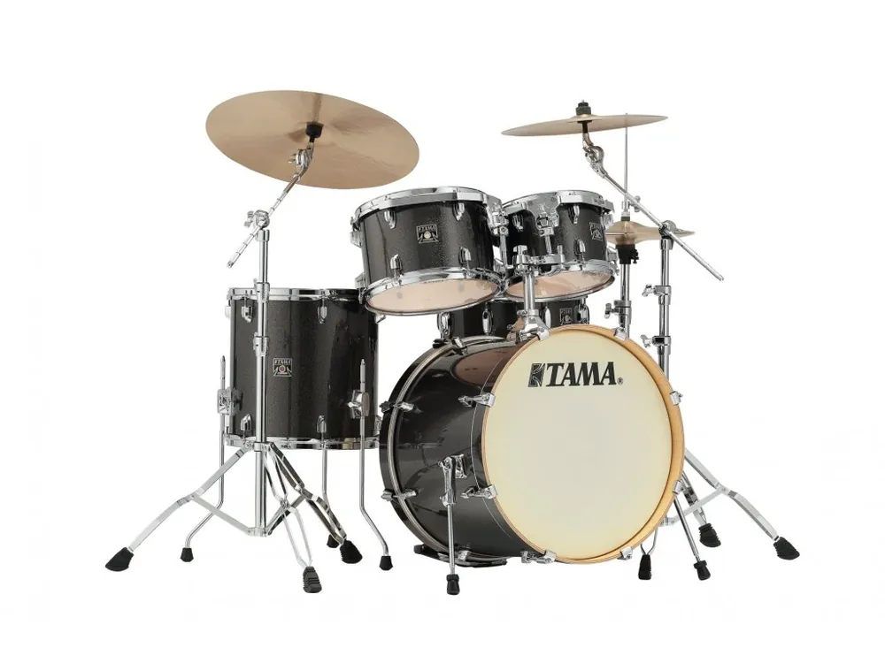 TAMA - DRUM SET 5-PCS.SUPERSTAR MAPLE, MIDNIGHT GOLD SPARKLE, +SM5W, 1007,1208,1414,2016,1455, C-HW CK50R-MGD Nízká Cena