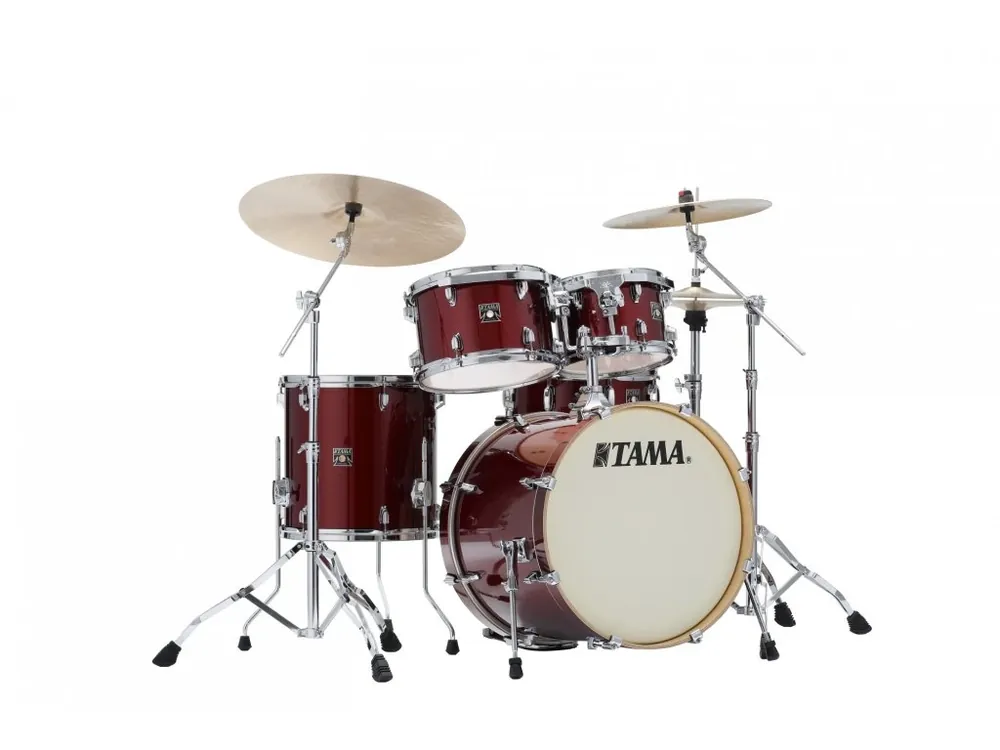 Značkový TAMA - SHELL KIT5-PCS.SUPERSTAR MAPLE, DARK RED SPARKLE, 1007,1208,1414,2016,1455, C-HW CK50RS-DRP