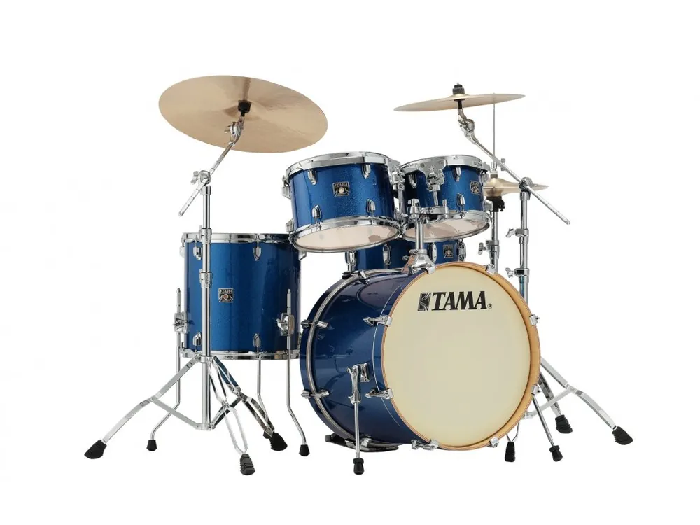 Značkový TAMA - SHELL KIT5-PCS.SUPERSTAR MAPLE, INDIGO SPARKLE, 1007,1208,1414,2016,1455, C-HW CK50RS-ISP