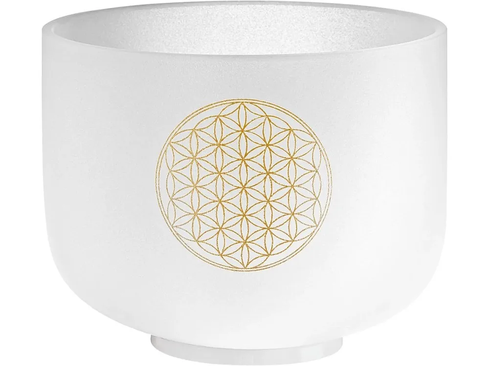 Speciální Cena MEINL - CRYSTAL SINGING BOWL 8" MEINL, FLOWER OF LIFE, C 432HZ CSB8FOL