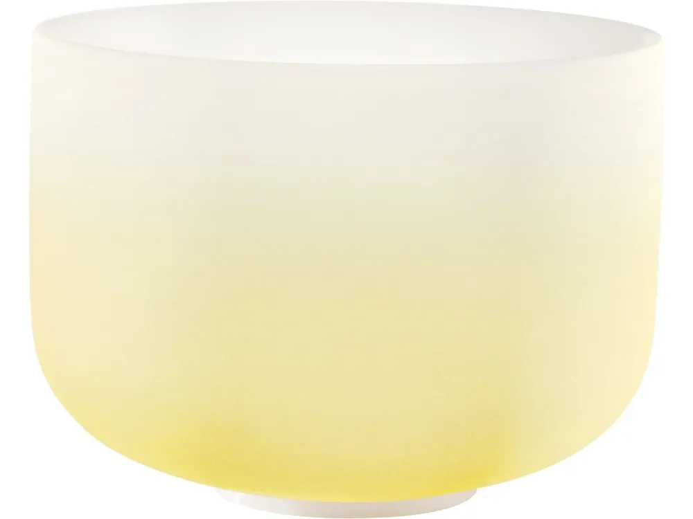 TAMA - CRYSTAL SINGING BOWL 12" MEINL, COLOR FROSTED, NOTE E, 440HZ, NAVEL CHAKRA, YELLOW CSBC12E Víkendová Akce