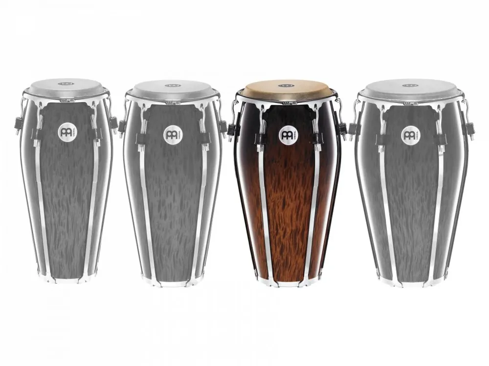 Expresní Doručení MEINL Percussion - CONGA 12" FLOATUNE WOOD MEINL, BROWN BURL, SSR-DRUM HOOP FL12BB