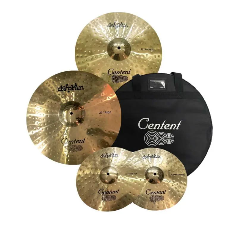 Cenově Výhodný Centent Dolphin Cymbal Set 14", 16", 20"+ bag