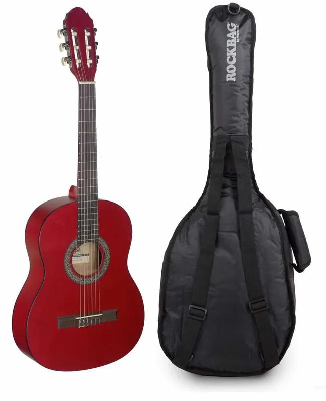 Stagg C430 M RED, klasická kytara 3/4, červená Víkendová Akce