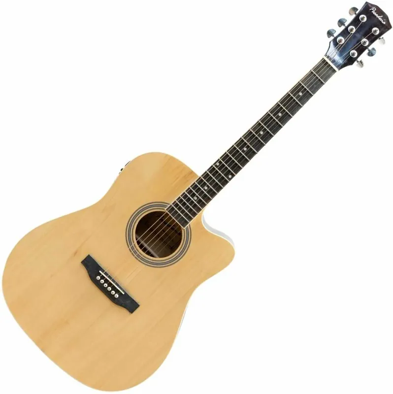 Zlevněný Pasadena SG028CE Natural Elektroakustická kytara Dreadnought