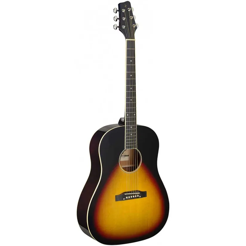 Aktuální Stagg SA35 DS-VS LH, akustická kytara typu Slope Shoulder Dreadnought, levoruká