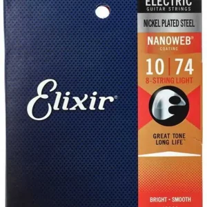 ELIXIR 12062 Ultra Thin NANOWEB® Coating 8 String Light Vrácení Zdarma