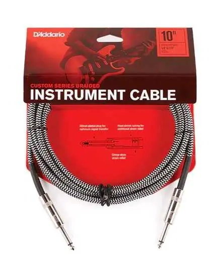 Přístrojový kabel DAddario PW-BG-10BG Šedý 3,05m Finální Výprodej