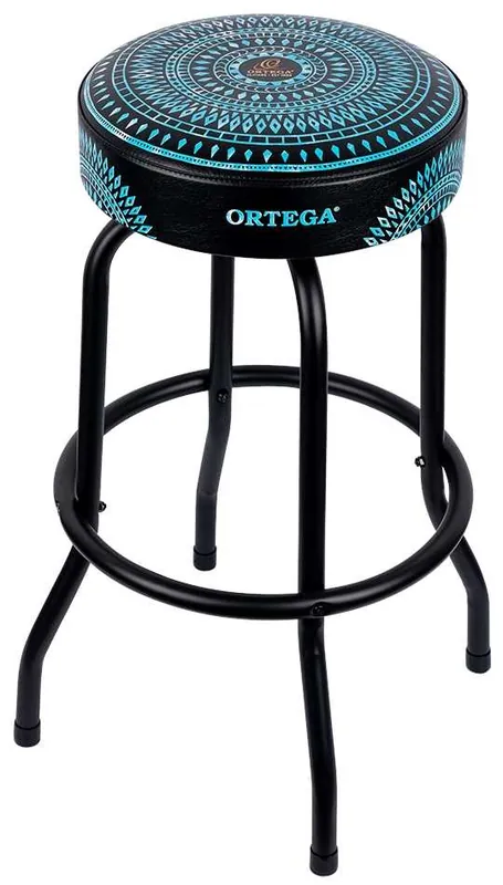Levný ORTEGA Bar Stool 30" Blue Kaleidoscope