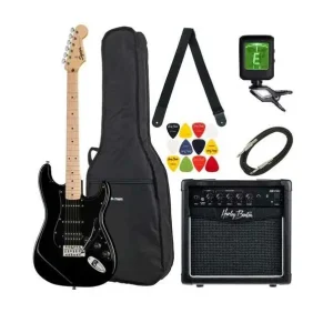 Poslední Šance Fender Squier Sonic Strat HSS Black Set