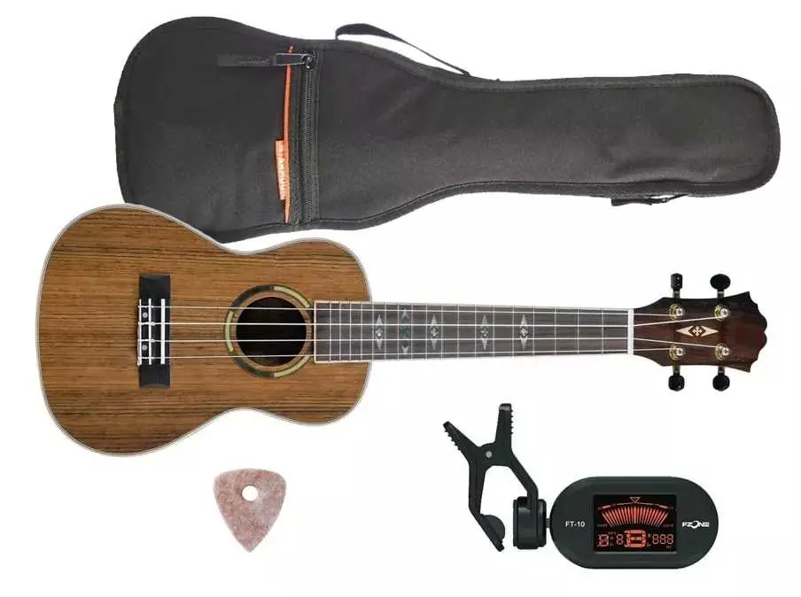 Ukulele sopránové FZone FZU-52S Hickory SET3 Levný