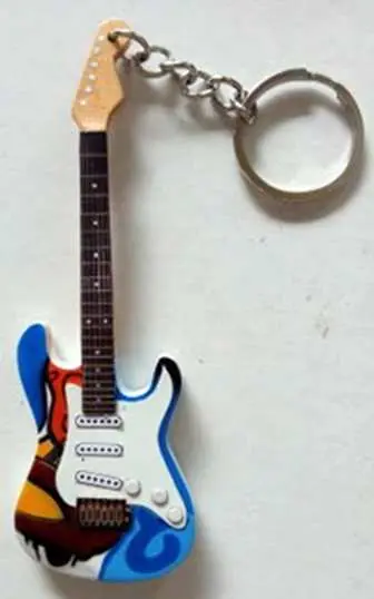 Přívěsek na klíče Music Legends PPT-PD225 Eric Clapton Cream Fender Stratocaster Crash 2 Akce