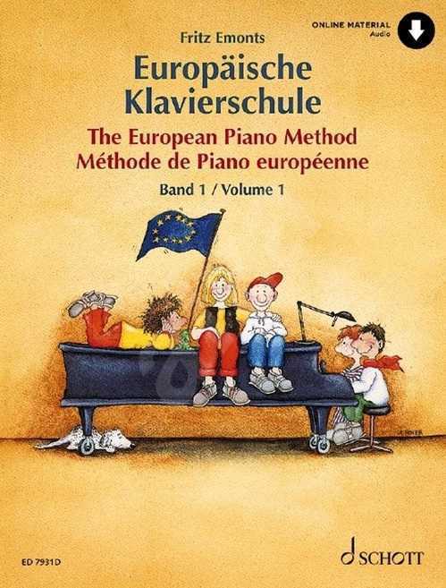 Fritz Emonts, Evropská klavírní škola 1 + Audioonline Nejlepší Volba