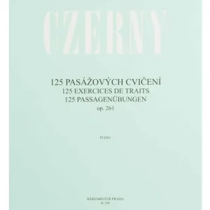 125 pasážových cvičení op. 261 Časově Omezené