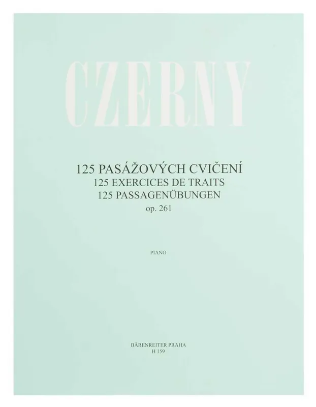 125 pasážových cvičení op. 261 Časově Omezené