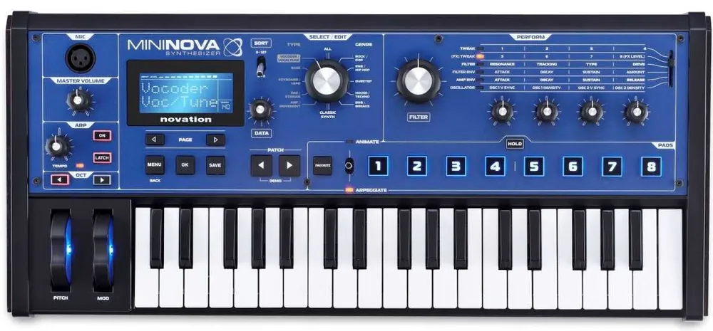 Autentický NOVATION miniNOVA