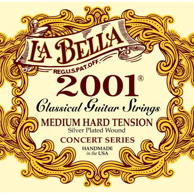 Časově Omezené LA BELLA 2001 Medium Hard - struny pro klasickou kytaru