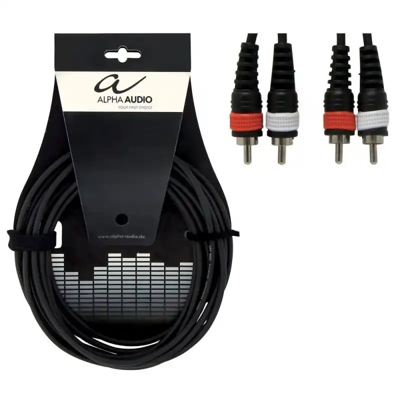 Pouze Dnes Alpha Audio Basic Twin 2x Cinch - 2x Cinch 1,5m