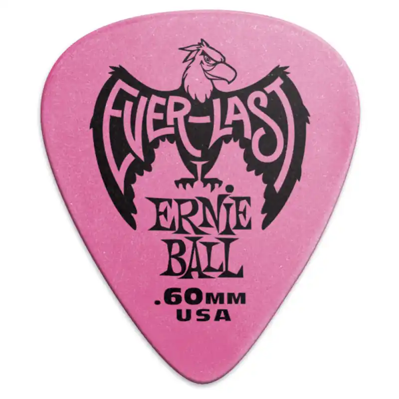 Ernie Ball Everlast Picks Pink .60 mm Sleva