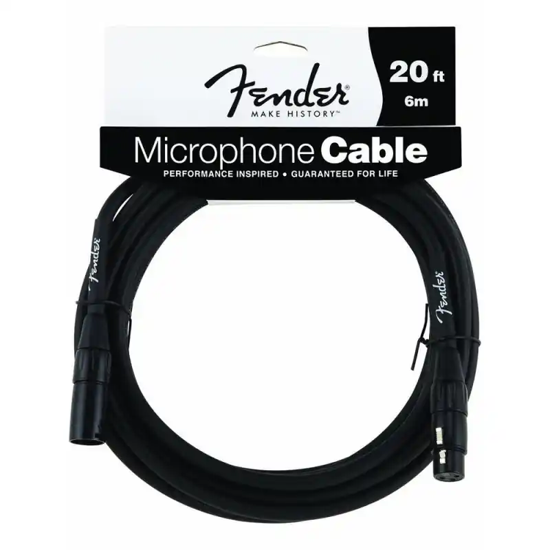 Fender Microphone Cable 20‘ mikrofonní kabel 6 m Dokud Zásoby Vydrží