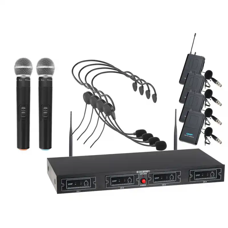 McGrey UHF 2V2I - 4 kanálový bezdrátový SET6 Značkový