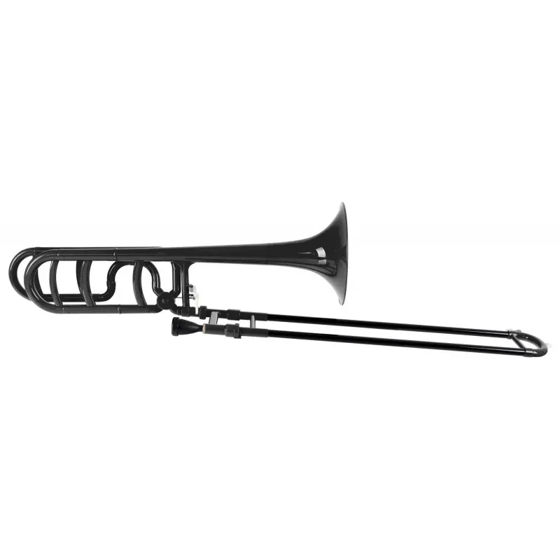 Nová Kolekce Classic Cantabile MardiBrass plastový Bb/F-Quartpozoun – černý