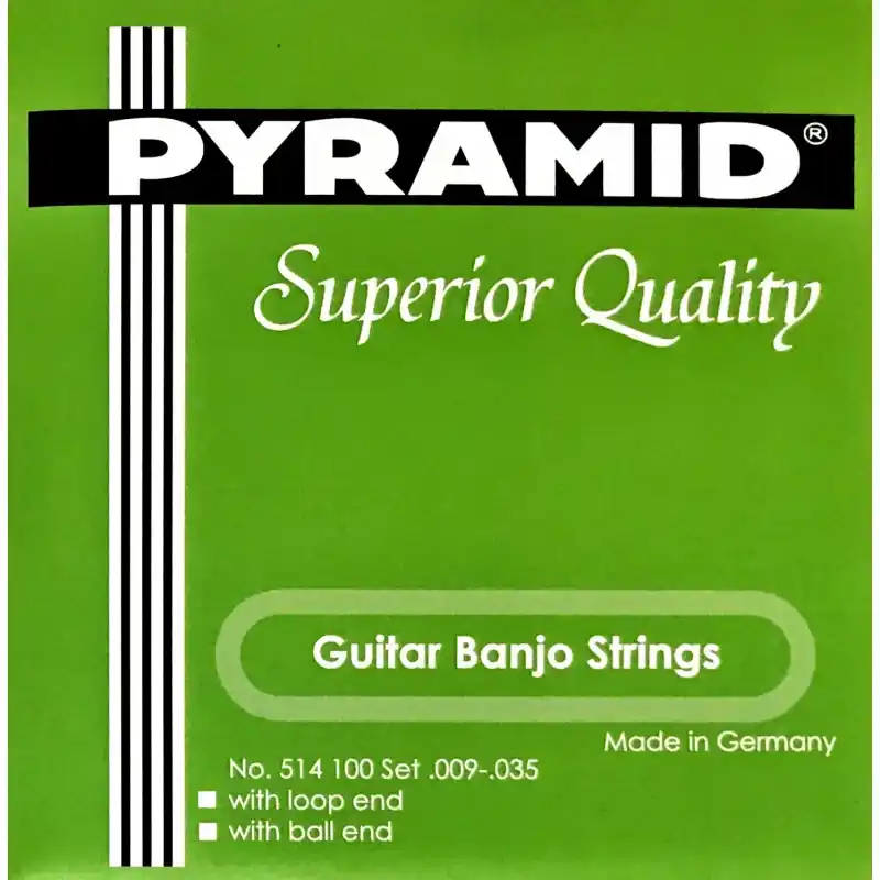 Pouze Dnes Pyramid struny na 6 strunné banjo, ball end